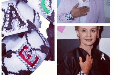 كريستيان لوبوتان وكارولينا هيريرا يختاران أكسسوارات حاتم العقيل