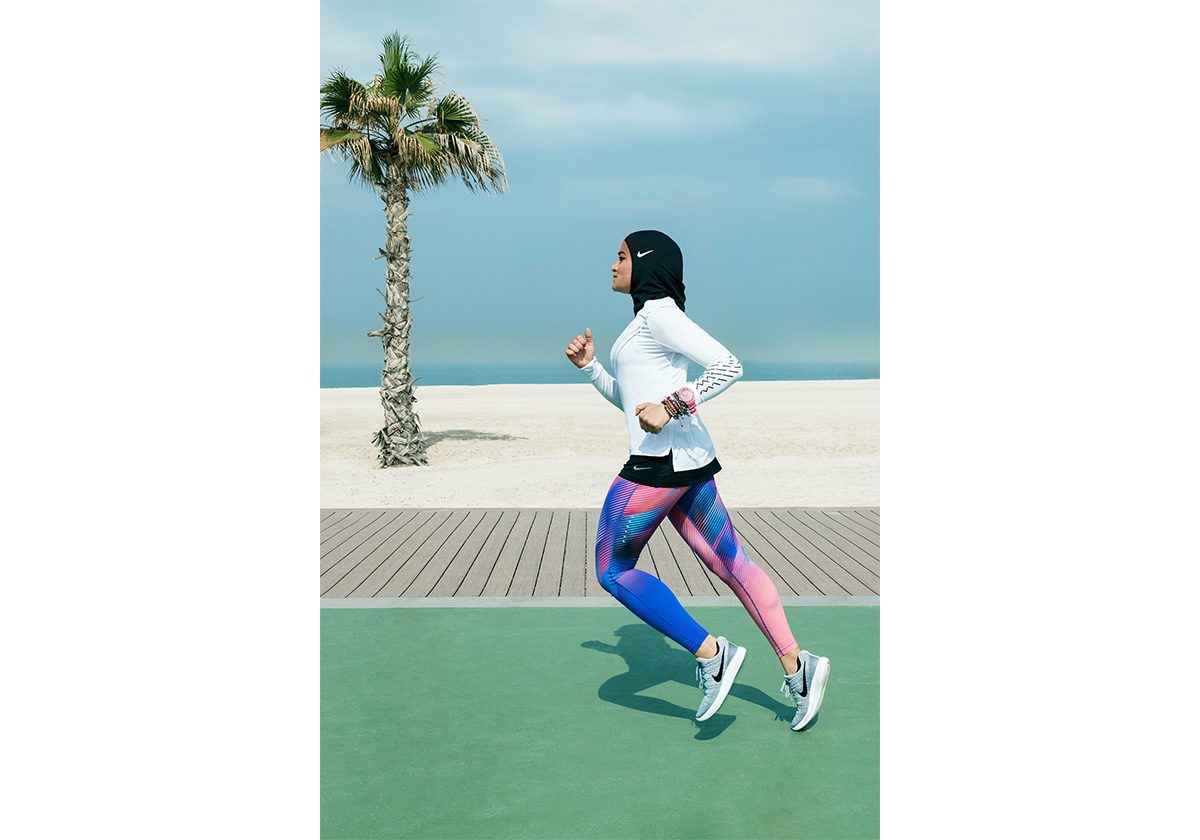 تعرفي على حجاب Nike Pro الرياضي