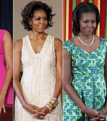 الفساتين الملوّنة...خيار دائم مع ميشيل أوباما 