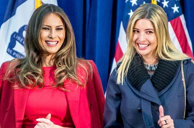 ايفانكا ترامب حضرت زفاف زوجة أبيها ميلانيا