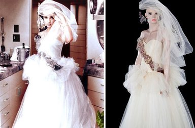 فستان زفاف مادونا في المزاد العلني بـ 60 الف دولار 