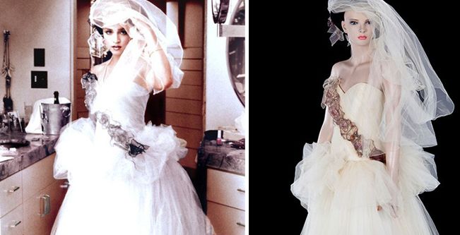 فستان زفاف مادونا في المزاد العلني بـ 60 الف دولار 