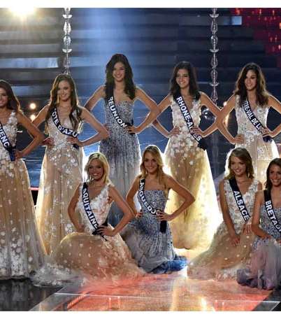 ملكات جمال 2015-2016  تتالق بفساتين طوني ورد