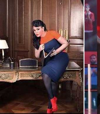 أحلام ترتدي فستان شيرين وفيكتوريا بيكهام