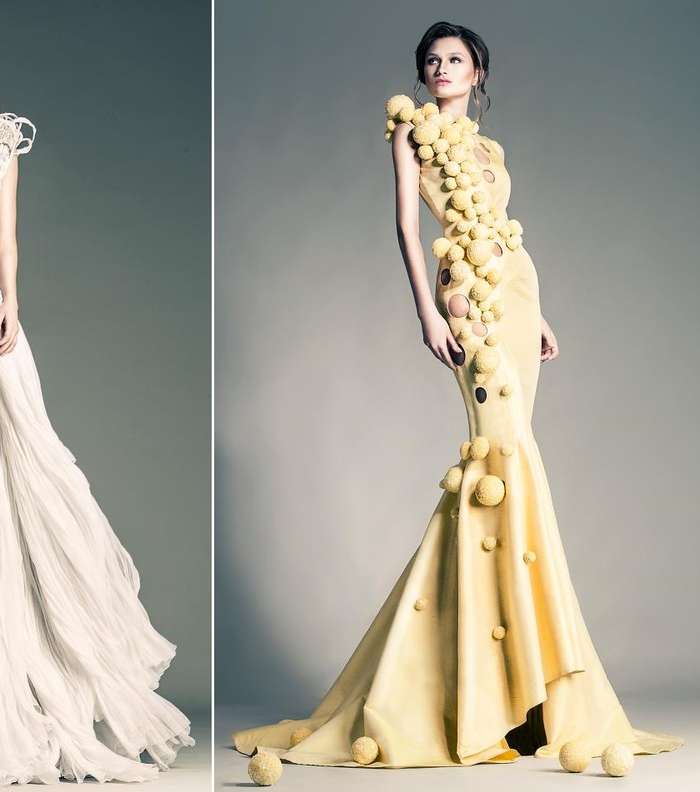 اجمل الفساتين لربيع 2013 من مجموعة Jean Louis Sabaji