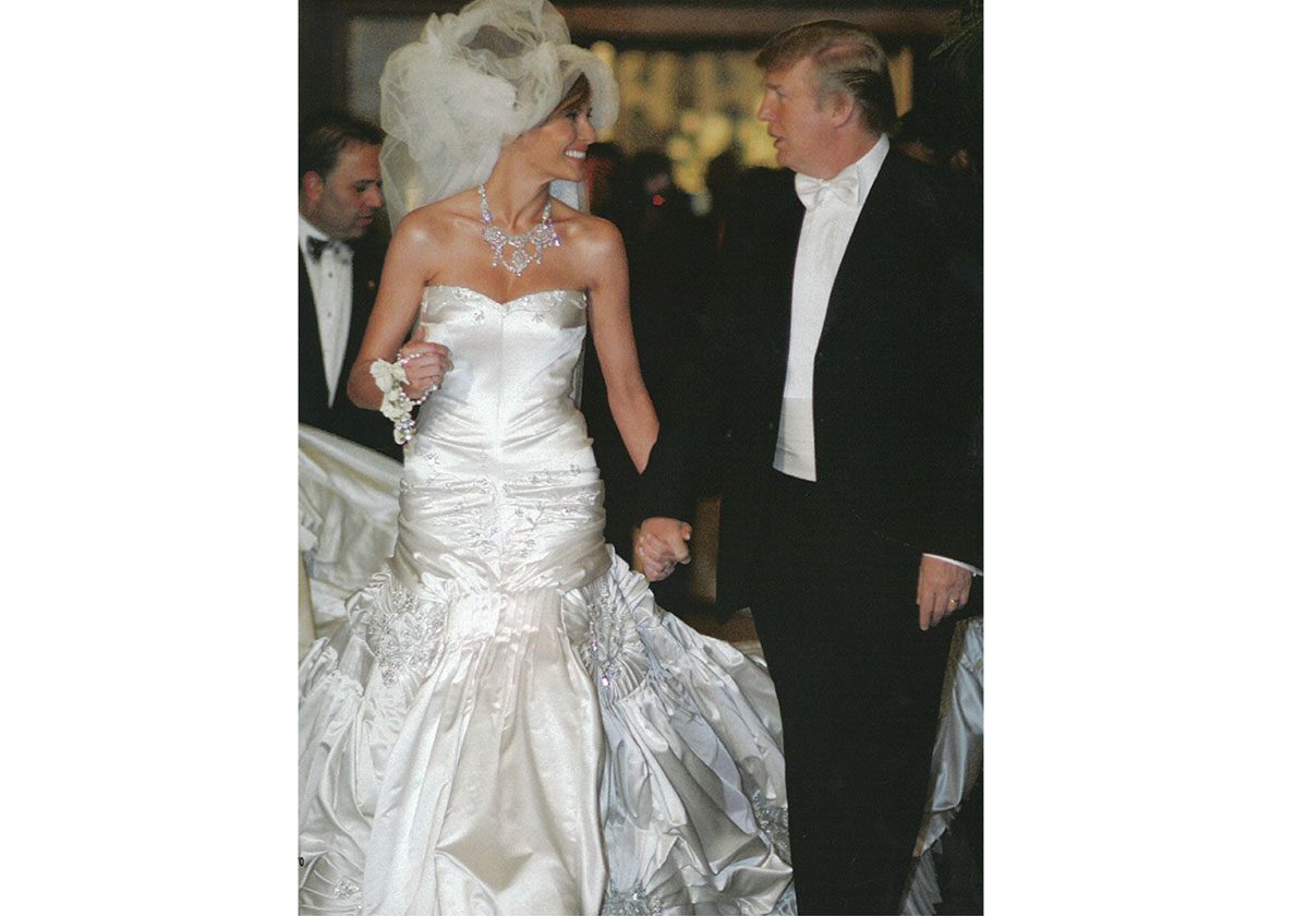 ثوب زفاف زوجة دونالد ترامب 