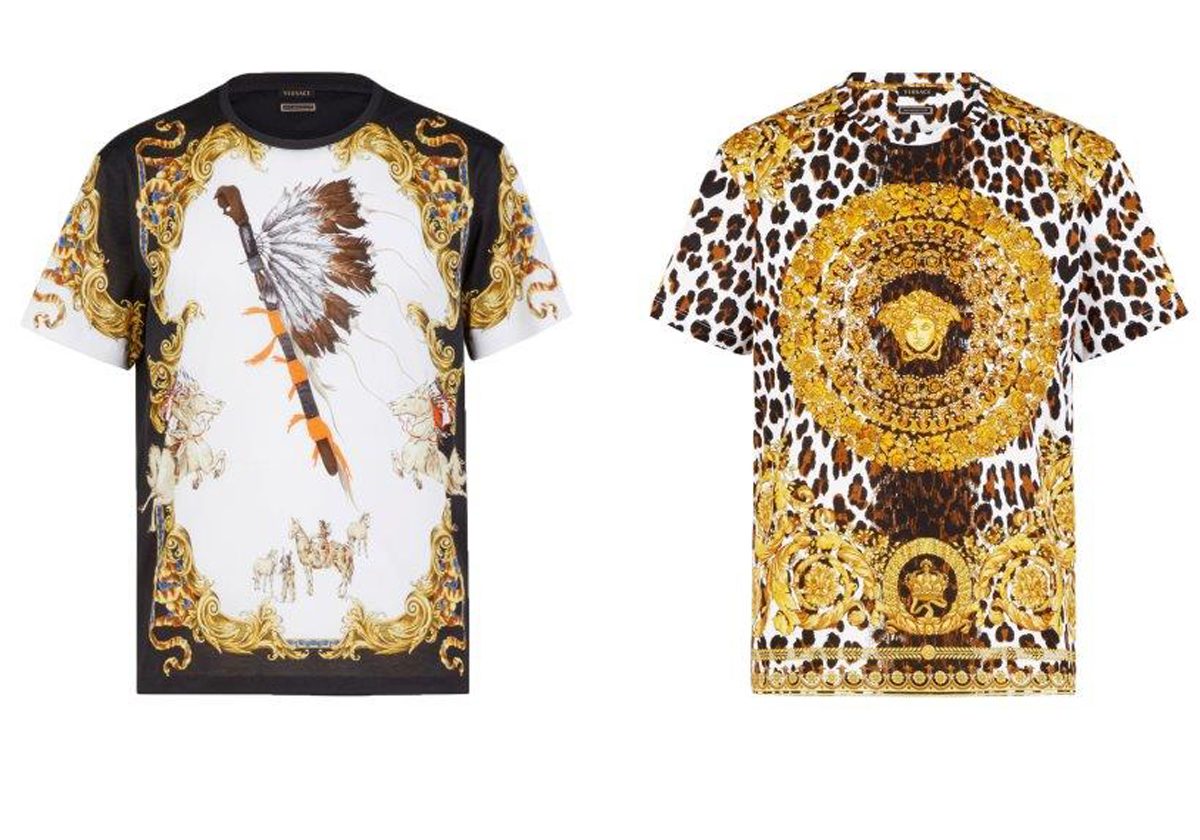 T shirts من مجموعة Tribute من علامة فيرساتشي