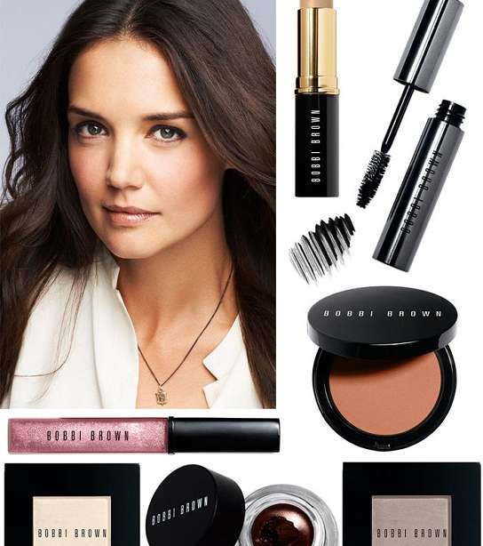 كايتي هولمز ومستحضرات ماكياج بوبي براون 