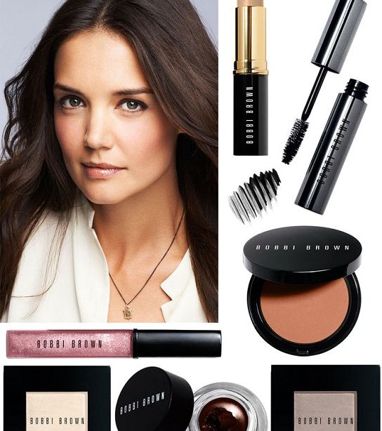 كايتي هولمز ومستحضرات ماكياج بوبي براون 