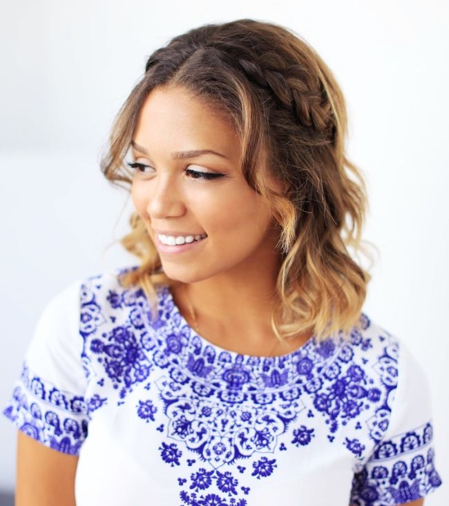 اجدد تسريحات شعر قصير وسهله