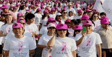 Walkathon دعماً لشهر الوقاية حول سرطان الثدي