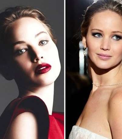 صور اهم لوكات مكياج وشعر جينيفر لورانس