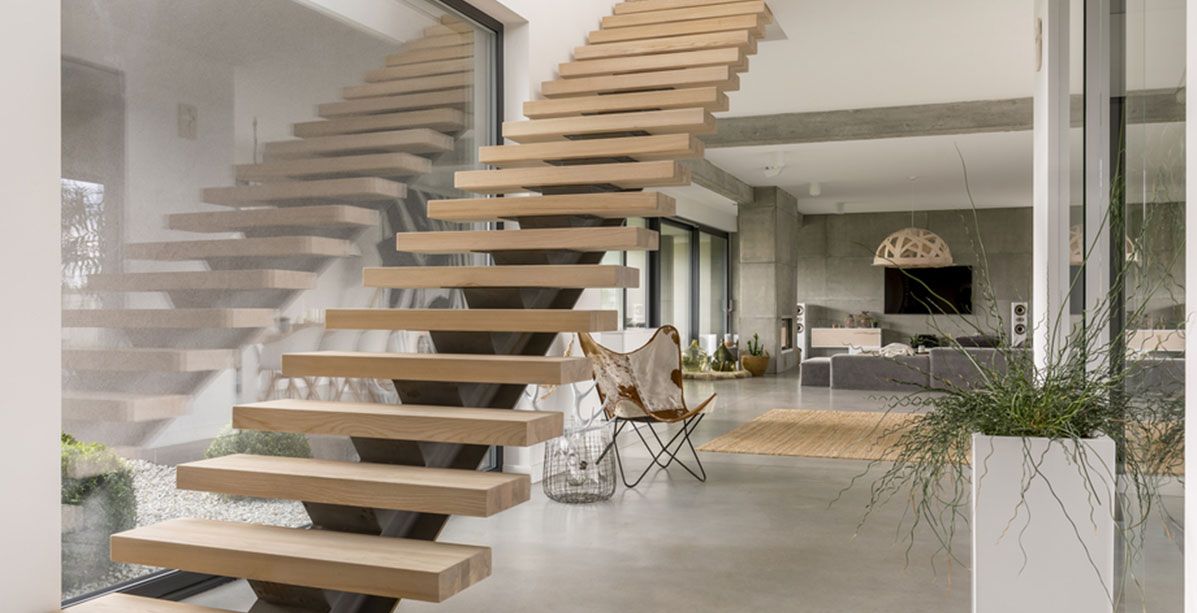 أجمل ديكورات الدرج الداخلي في المنزل