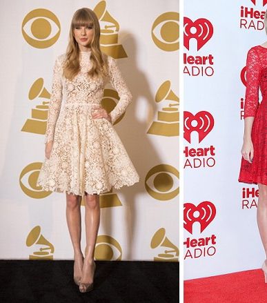 من فساتين ممثلات هوليود الأبرز، فساتين تايلور سويفت