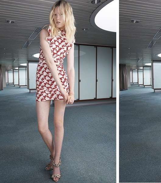 أللّون الأحمر يطغى على تصاميم Giambattista Valli Resort 2015