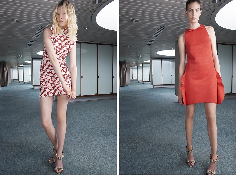 أللّون الأحمر يطغى على تصاميم Giambattista Valli Resort 2015