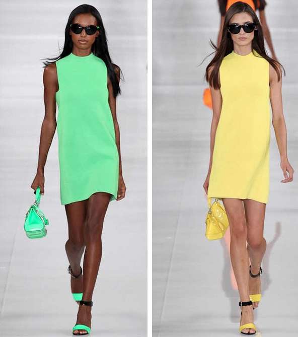 اختاري لصيف 2014 الفساتين بألوان النيون