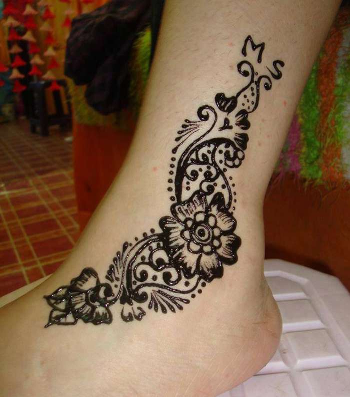 نقوش الأزهار 