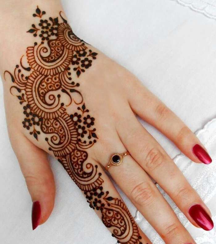 صور اجمل نقش حناء 2020