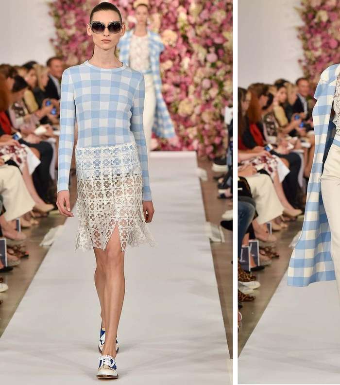 أجمل الأزياء من مجموعة أوسكار دي لا رانتا لصيف 2015