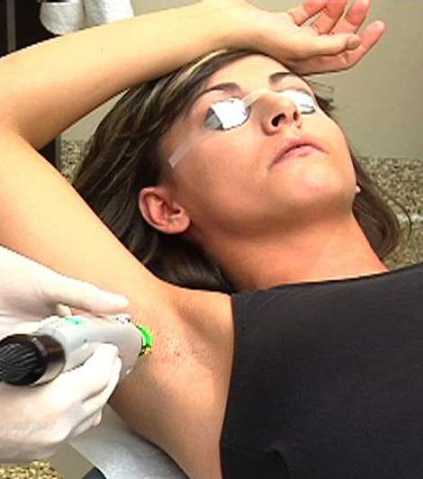 الليزر واحمرار البشرة