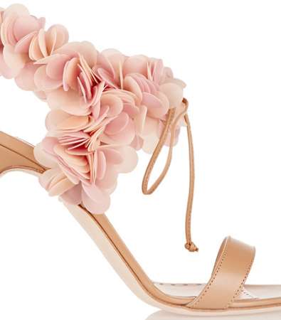 حذاء Rupert Sanderson المطبع بالازهار لصيف 2016