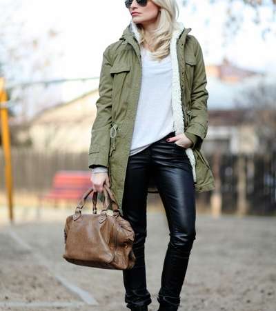 موضة الـ Military Bomber Jacket في شتاء 2015