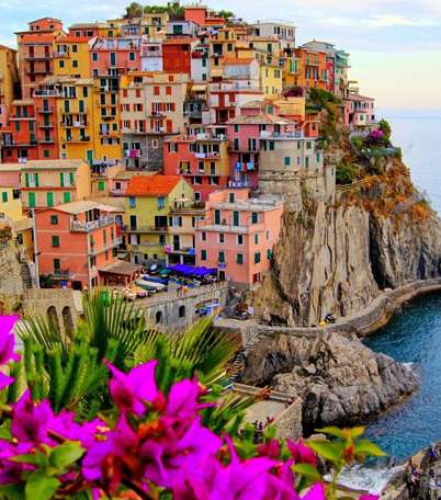 Manarola الايطالية، ابداع في لوحة متجانسة!
