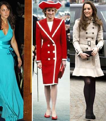 كيت ميدلتون وليدي دايانا والإطلالات المتشابهة