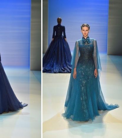 فساتين راقية لشتاء 2015 من تصميم جورج حبيقة