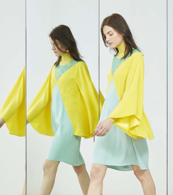 موضة القميص على شكل قفطان قصير من مجموعة Alexis Mabille Resort 2016