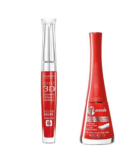 نسّقي أحمر الشفاه مع طلاء الأظافر من Bourjois