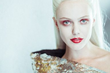 صور ألوان مكياج جان بول غوتييه لشتاء 2015 