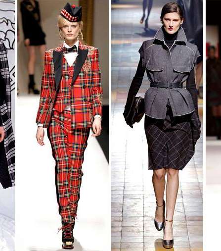من عروض الأزياء، لاحظنا موضة الـ Tartan لشتاء 2014