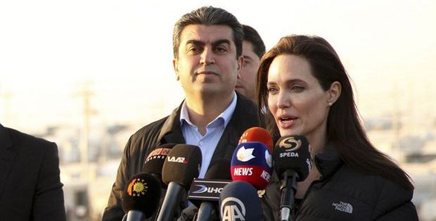زيارة أنجيلينا جولي إلى العراق