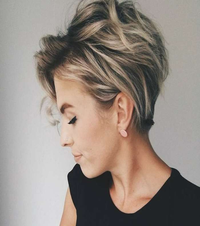 صور اجمل قصات شعر قصير بوي