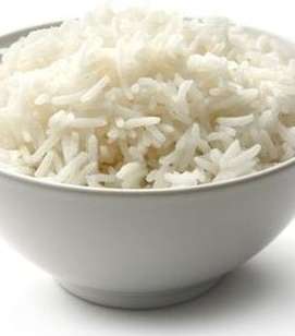 الأرز والبطاطا المشويّة