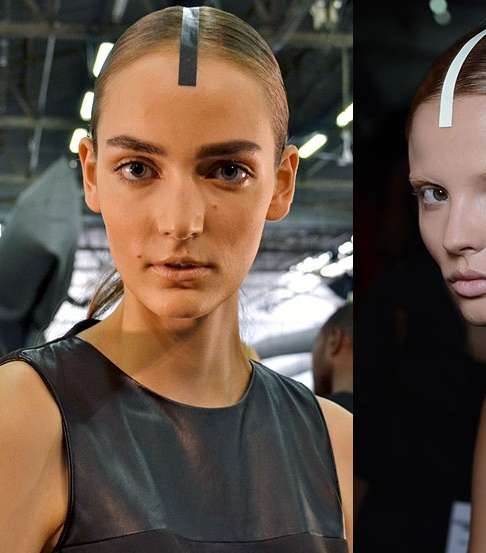 الشعر المفروق على النصف مع Alexander Wang