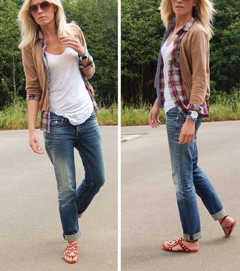 تميّزي واعتمدي موضة الـ Plaid Shirts بأسلوب الـ Tomboy 