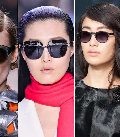 من صيحات النظارات الشمسية لشتاء 2015، النظارات بالزجاج الداكن