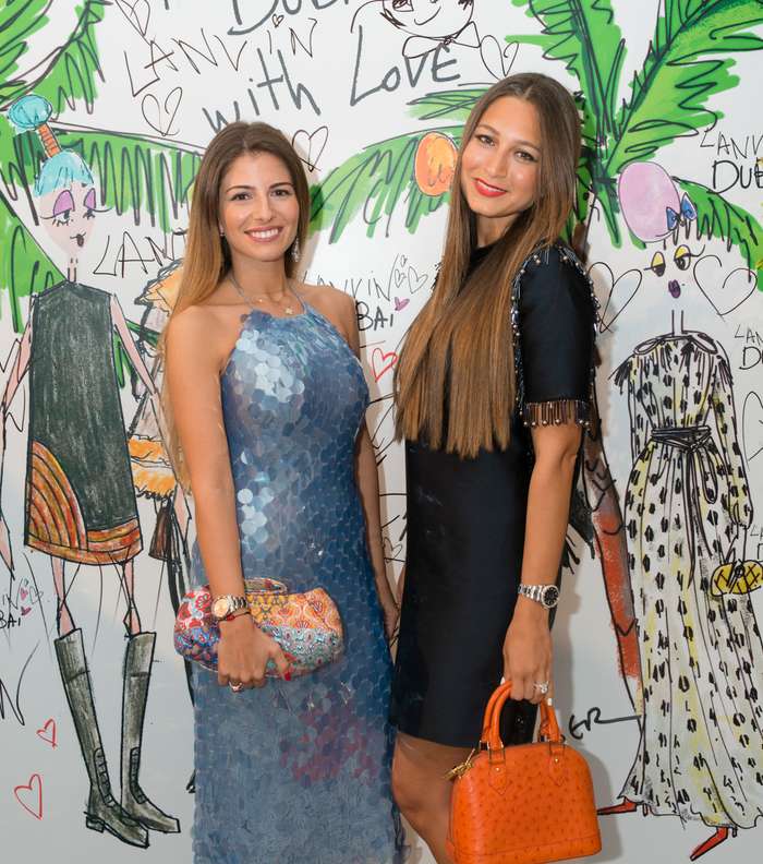 من بين الحضور في حفل لانفان في دبي، دانا ملحس صاحبة متجر Cream Jeddah