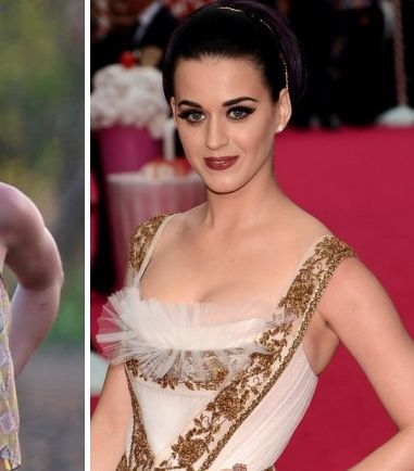 كيتي بيري من دون مكياج