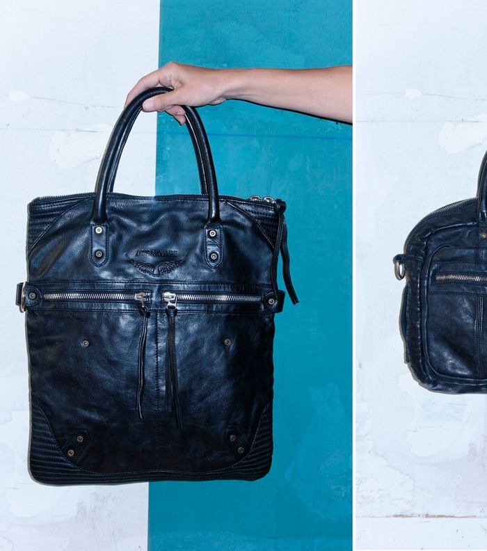 الحقائب بالجلد الأسود من مجموعة Zadig & Voltaire لربيع 2013