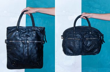 الحقائب بالجلد الأسود من مجموعة Zadig & Voltaire لربيع 2013