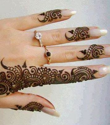 احلى نقشات حناء ناعمه