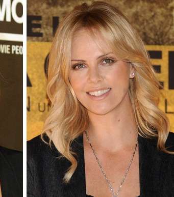 تشارليز ثيرون بالشعر الكاريه والمتدّرج