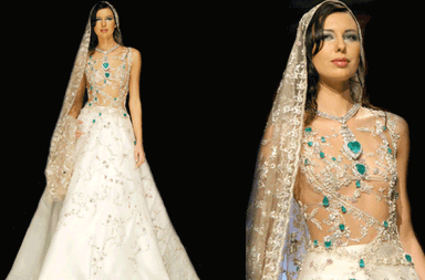 فساتين العروس لصيف 2012