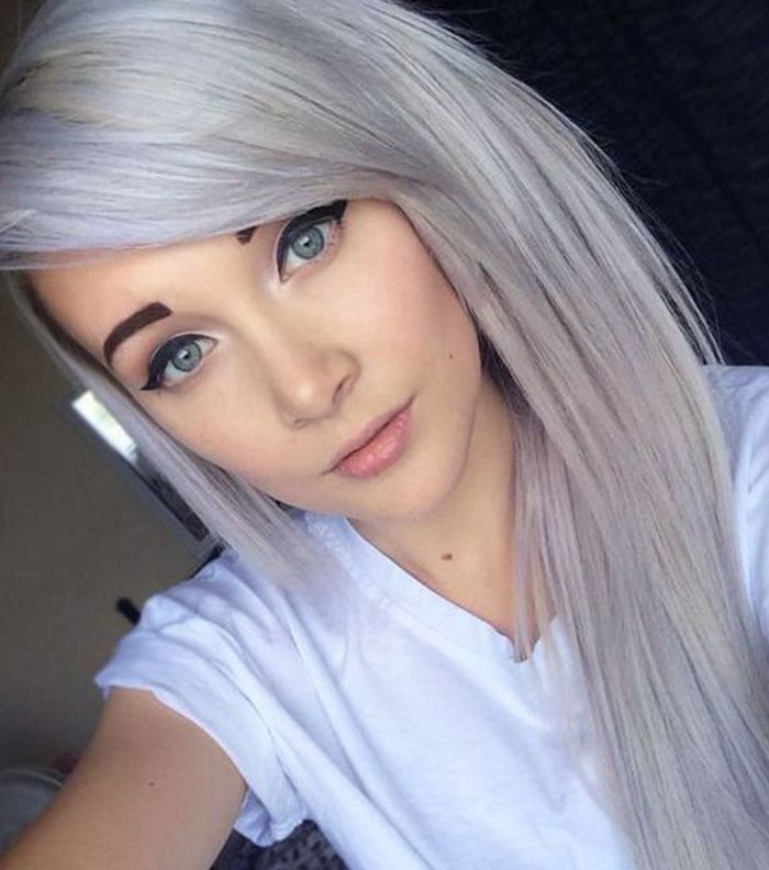 صور صبغات الشعر اشقر رمادي المتميزة