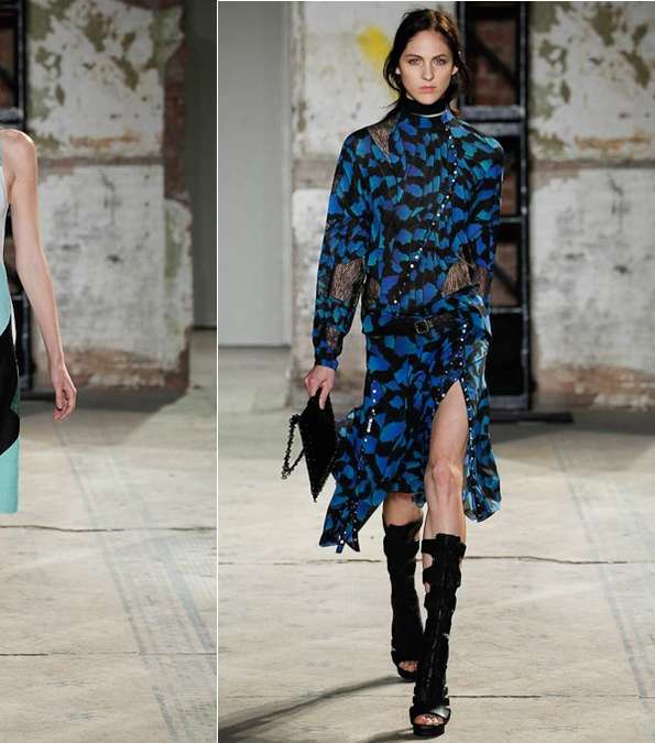 مجموعة Proenza schouler لربيع 2013