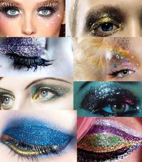 الماكياج اللامع والقوي الذي يعتبر من الصيحات المميزة لماكياج المراهقات 